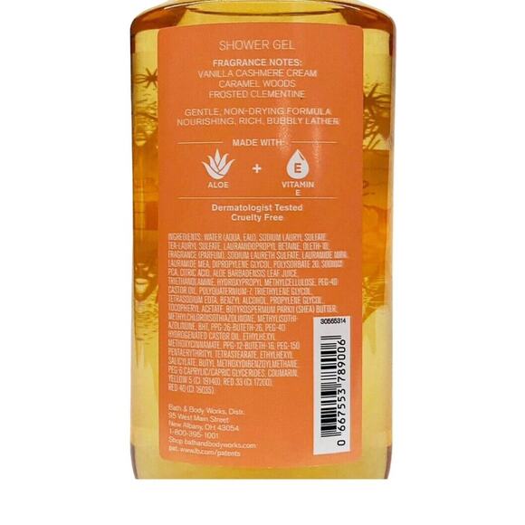 2 Bath & Body Works SNOWFLAKES & CASHMERE Body Wash Shower Gel 10 oz - Picture 2 of 3